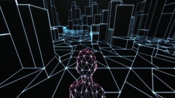 酷炫闪亮舞台背景