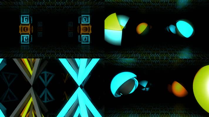 动感酷炫舞台背景