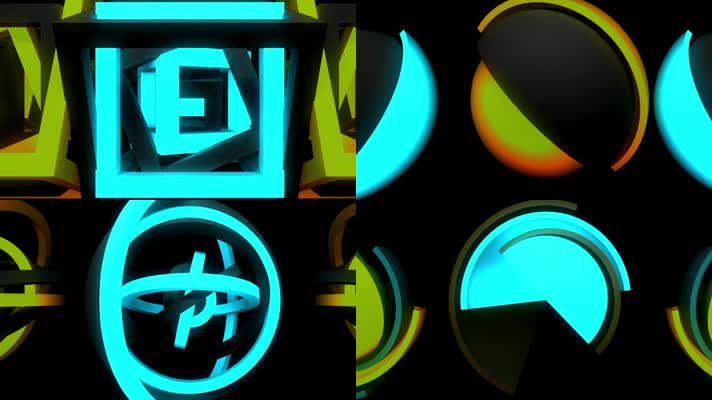 动感酷炫舞台背景