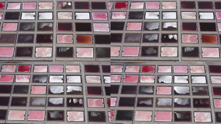 西藏阿里扎布耶茶卡自然风光航拍