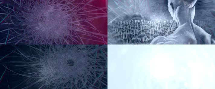 炫酷穿梭舞台背景