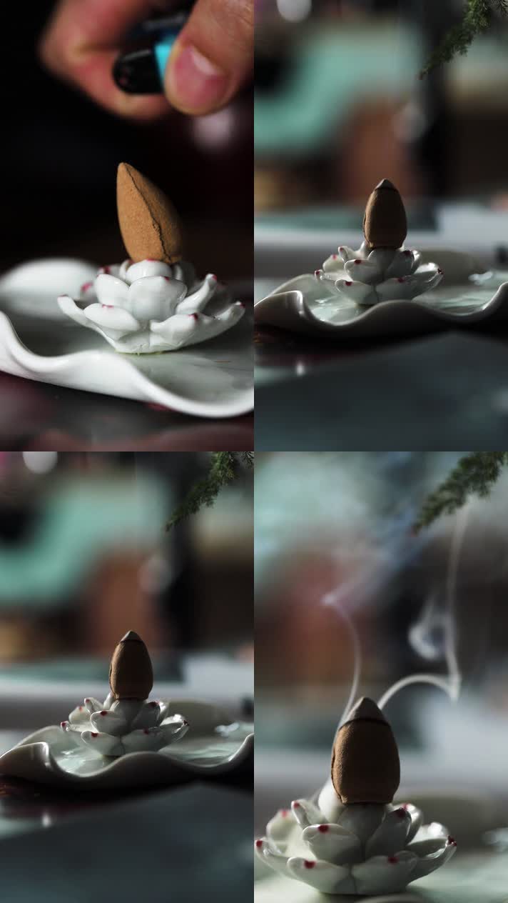 点香唯美镜头合集竖屏