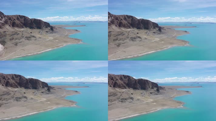 西藏阿里扎日南木措自然风光航拍