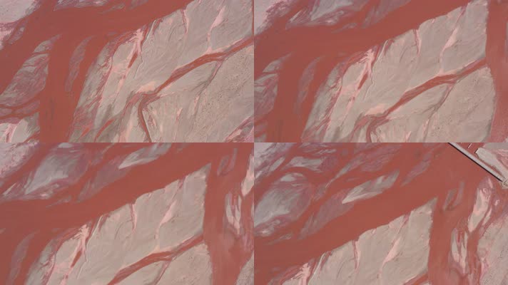 青海大地之血自然风光航拍