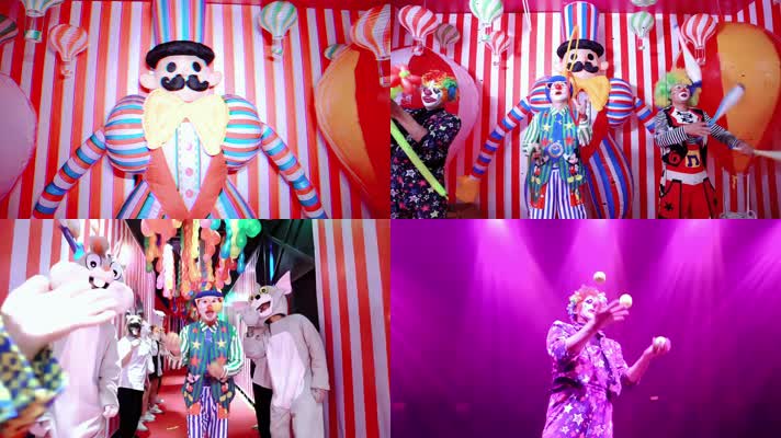 小丑魔术等夜场演出