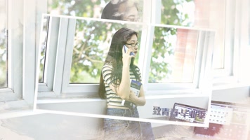 水墨学生毕业写真电子相册宣传展示