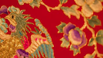 4K京剧女角戏袍空镜