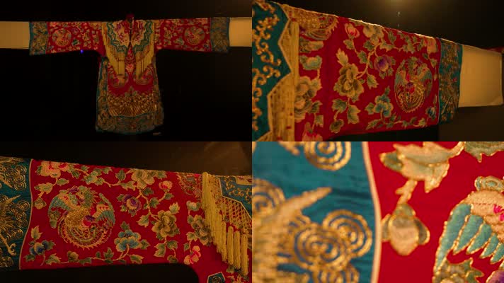 4K京剧女角戏袍空镜3