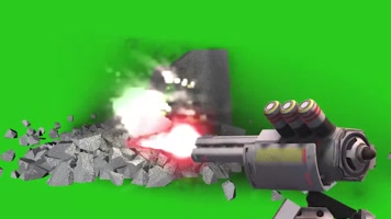 绿幕视频素材射击