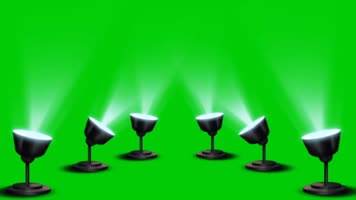 绿幕视频素材射灯