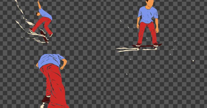 4K-mg滑滑板-alpha通道