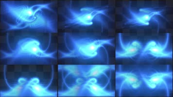 9组-蓝色闪光光效-alpha通道