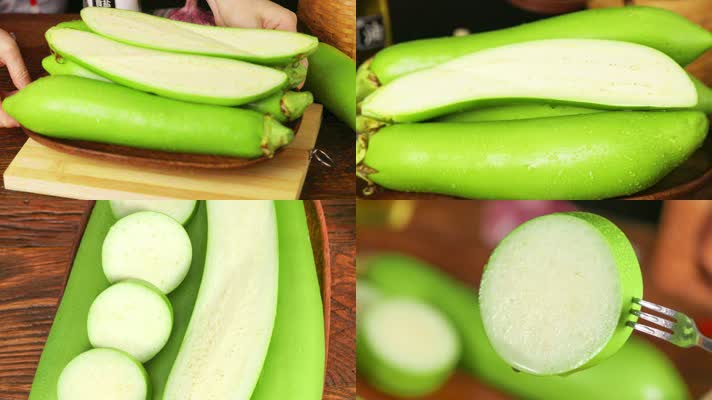 绿茄子 青皮茄子 东北绿茄子