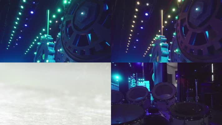 舞台 舞美 舞台灯光 架子鼓 齿轮 舞台