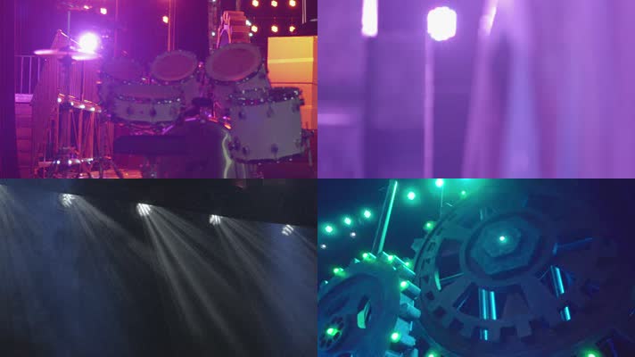 舞台 舞美 舞台灯光 架子鼓 齿轮 舞台