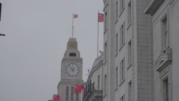 上海万国建筑 上海外滩 外滩钟楼