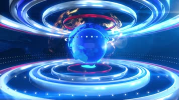 【4K】地球环球新闻栏目包装，CG原创