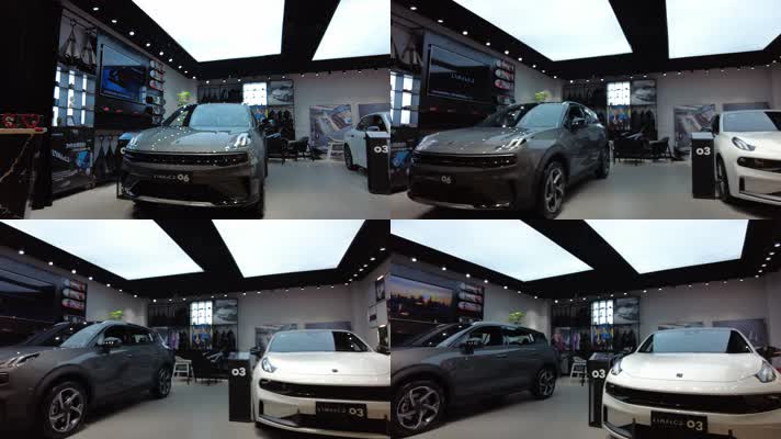 新能源汽车店面门口