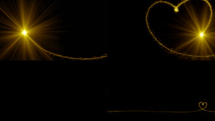 16款心形粒子特效可叠加