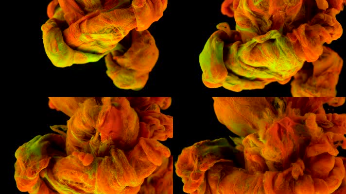 【4K】彩色水墨