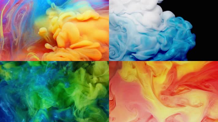 【4K】彩色水墨