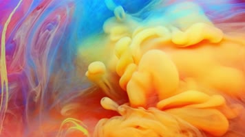 【4K】彩色水墨