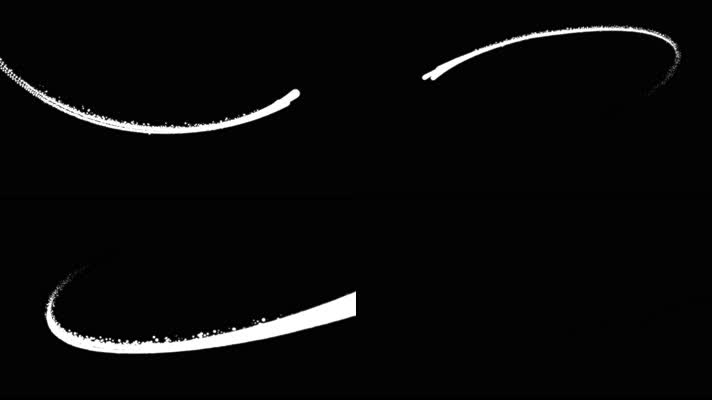 alpha粒子路径光线（素材）1