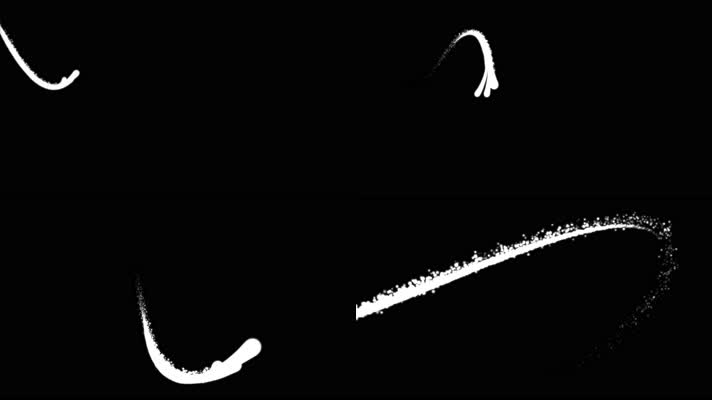 alpha粒子路径光线（素材）3