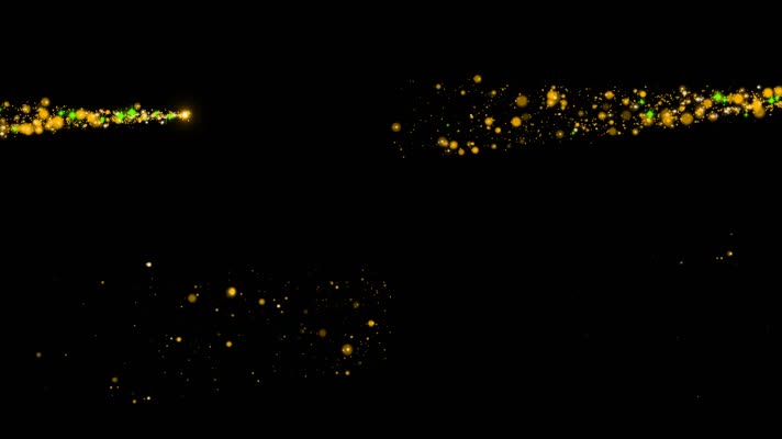 alpha金色粒子路径光线24（素材）