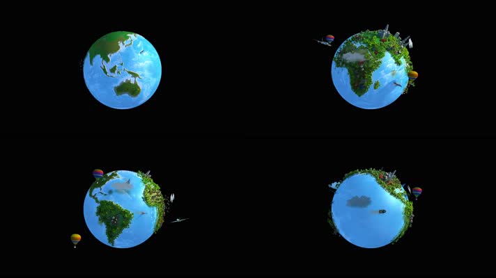 地球动画 旋转地球 地球旋转 地球 动画