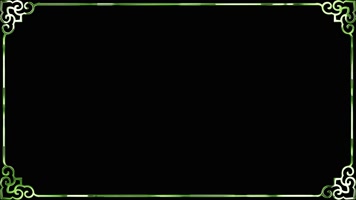 金色边框视频（素材）6