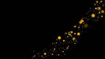 alpha金色粒子路径光线29（素材）