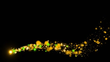 alpha金色粒子路径光线26（素材）