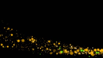 alpha金色粒子路径光线25（素材）