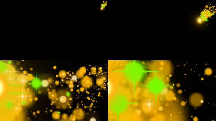 alpha金色粒子路径光线31（素材）