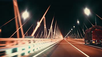 城市夜景 无锡夜景 车流 立交桥 灯光