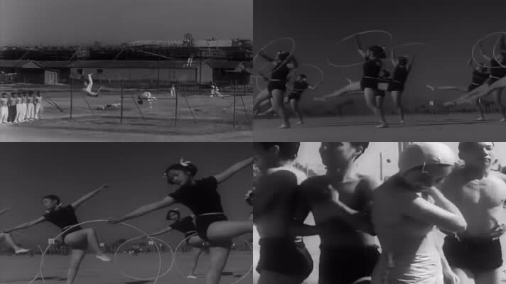 60年代中国青年体育锻炼影像15