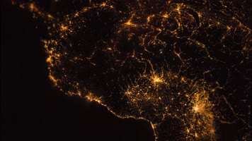 【4K】地球夜景