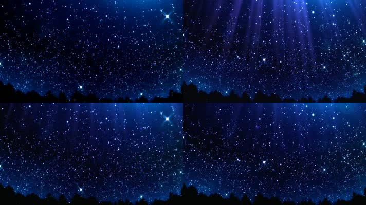 蔚蓝星空2K梦幻唯美宇宙