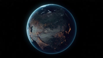 【4K】地球夜景