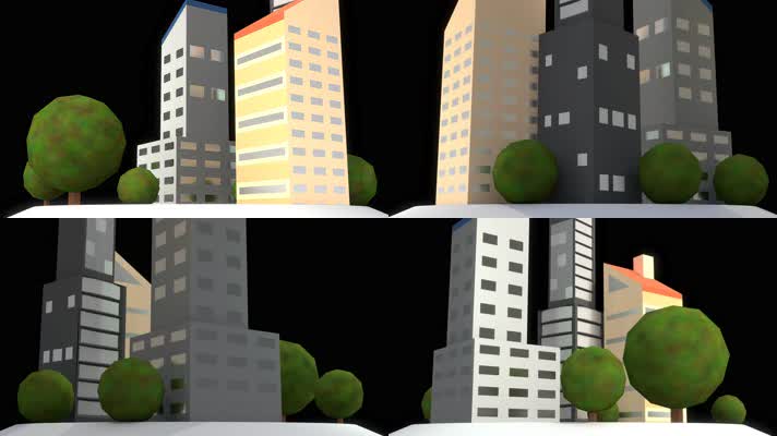 【4K】城市动画