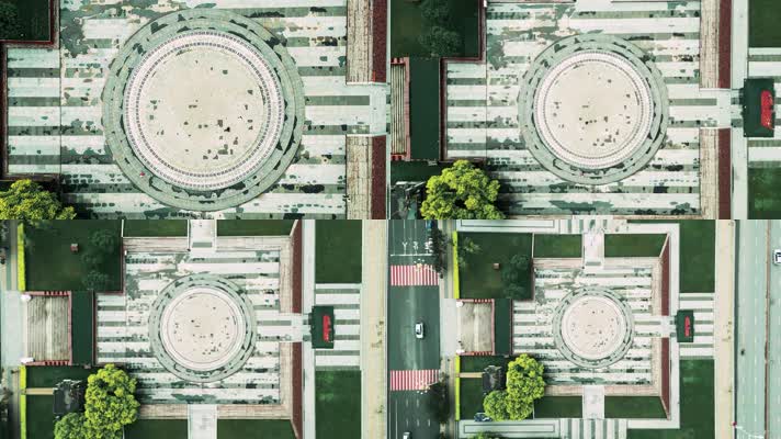 本溪战前广场俯拍