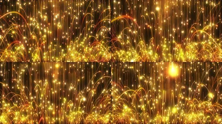 金色闪闪4K炫酷