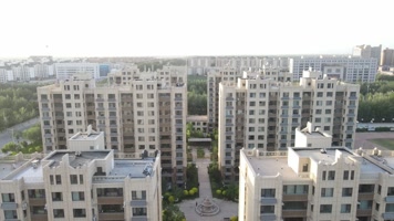 航拍住宅楼群 航拍住宅楼群