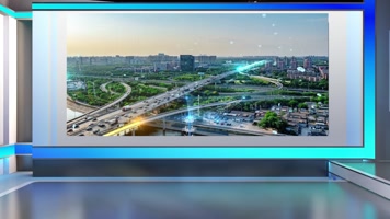 新闻大屏扣像背景