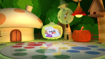 少儿 卡通 虚拟演播室主持人栏目背景