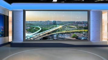 新闻大屏扣像背景