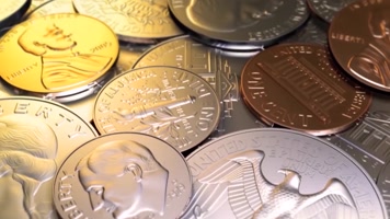 金融大数据分析曲线波动视频素材