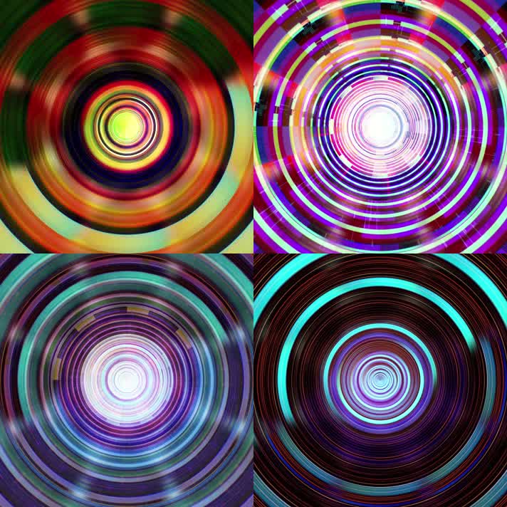 圆圈环绕通道循环