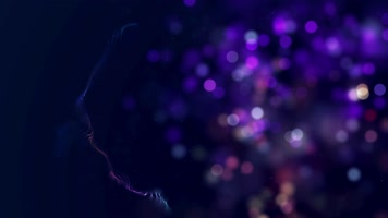 唯美粒子全息背景